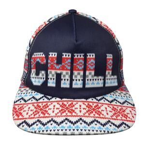 Chill Snapback 5 Panel Cap Multicolor One Size Adjustable Aztec Polyester